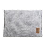 Knit Factory Lynn Kissen 60x40 cm Glatt Grau