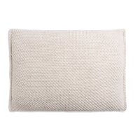 Knit Factory Lynn Kissen 60x40 cm Glatt Beige