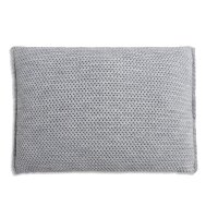 Knit Factory Maxx Kissen 60x40 cm Glatt Grau