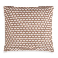 Knit Factory Mila Kissen 50x50 cm Wabe Beige