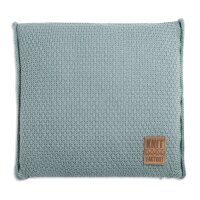 Knit Factory Jesse Kissen 50x50 cm Glatt Stonegreen