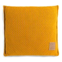 Knit Factory Jesse Kissen 50x50 cm Glatt Gelb