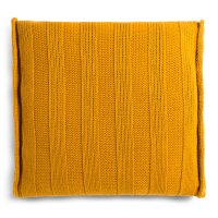 Knit Factory Jesse Kissen 50x50 cm Glatt Gelb