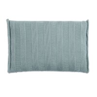 Knit Factory Jesse Kissen 60x40 cm Glatt Stonegreen