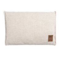 Knit Factory Jesse Kissen 60x40 cm Glatt Beige