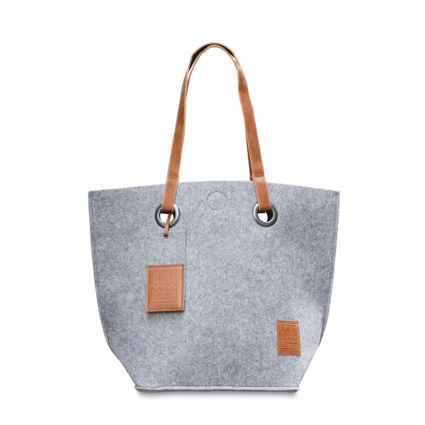 Knit Factory Tess Tasche 20x40x50 cm Grau