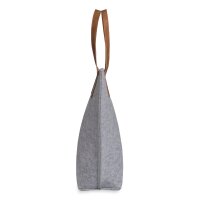 Knit Factory Gwen Tasche 10x40x40 cm Grau