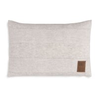 Knit Factory Yara Kissen 60x40 cm Gestreift Beige