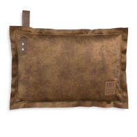 Knit Factory Dax Kissen 60x40 cm Glatt Braun