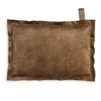 Knit Factory Dax Kissen 60x40 cm Glatt Braun