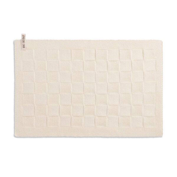 Knit Factory Uni Tischsets 50x30 cm Glatt Beige