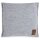 Knit Factory Uni Kissen 50x50 cm Glatt Grau