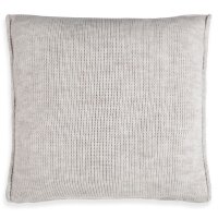 Knit Factory Uni Kissen 50x50 cm Glatt Beige