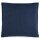 Knit Factory Uni Kissen 50x50 cm Glatt Dunkelblau