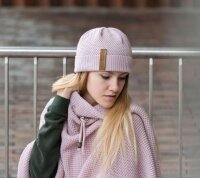 Knit Factory Jazz Mütze One Size Glatt Rosa