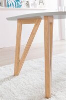 SalesFever Tisch Esstisch 180x90x76 cm grau Eiche MDF, Holz L = 180 x B = 90 x H = 76 grau