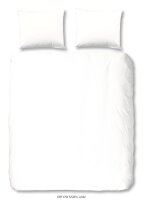 good morning Renforcé Bettwäsche 3 teilig Bettbezug 240 x 220 cm Kopfkissenbezug 60 x 70 cm Uni duvet cover 0270.00.03 White