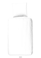 good morning Renforcé Bettwäsche 3 teilig Bettbezug 240 x 220 cm Kopfkissenbezug 60 x 70 cm Uni duvet cover 0270.00.03 White