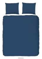 good morning Renforcé Bettwäsche 2 teilig Bettbezug 140 x 220 cm Kopfkissenbezug 60 x 70 cm Uni duvet cover 0270.24.01 Denim