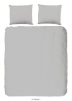 good morning Renforcé Bettwäsche 3 teilig Bettbezug 200 x 220 cm Kopfkissenbezug 60 x 70 cm Uni duvet cover 0270.50.02 Light grey