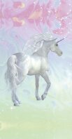 Good Morning Mikrofaser Strandtuch Liegetuch 75 X 150 cm Unicorn bunt