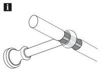 Gardinia Verbinder für Gardinenstangen mit Ø 28 mm weiß 8,3 cm