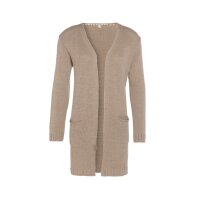 Knit Factory Ruby Strickjacke 36/38 Glatt Beige