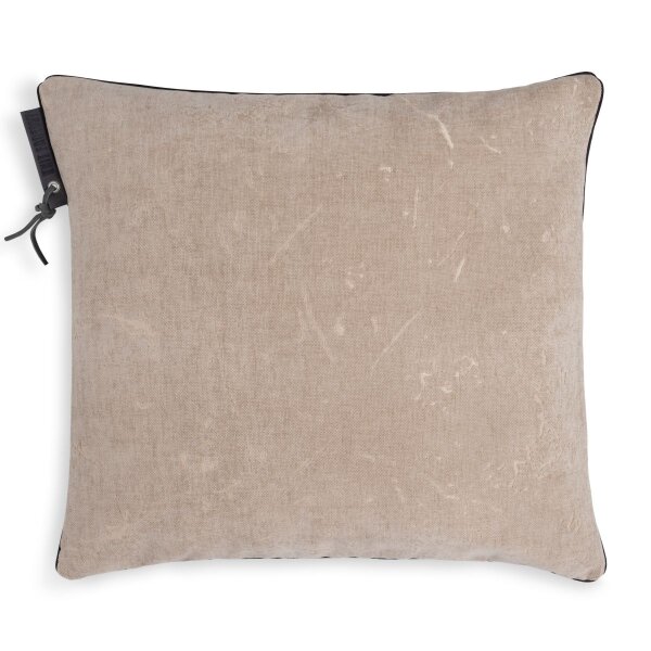 Knit Factory James Kissen 50x50 cm Glatt Beige