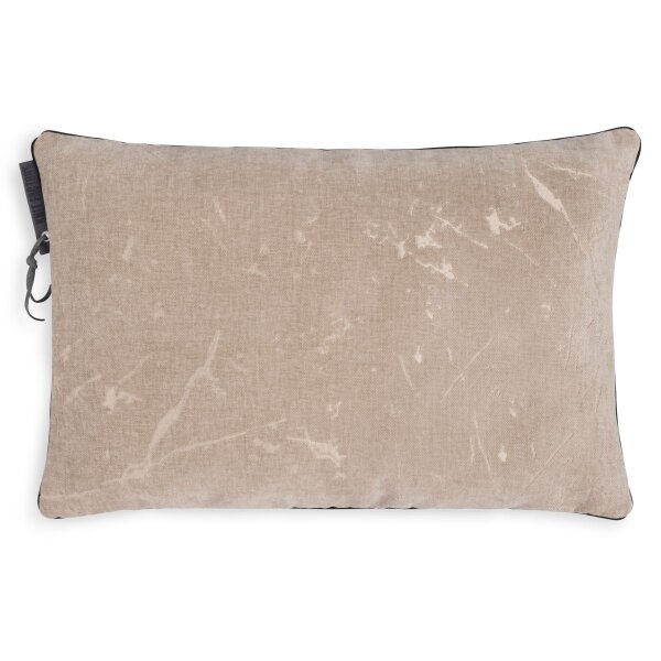 Knit Factory James Kissen 60x40 cm Glatt Beige