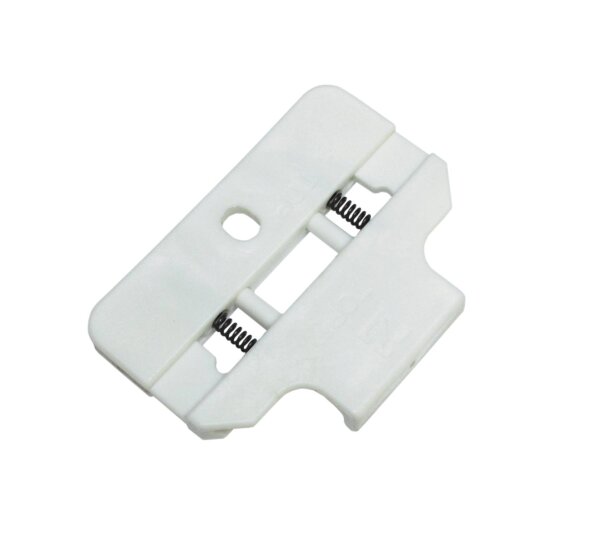 Gardinia Deckenclip für 3-läufige Flächenvorhangschiene weiß 5,6 x 4 cm cm