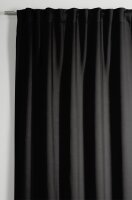 Gardinia Schal mit Gardinenband Dimout schwarz 140 x 245 cm