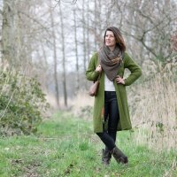 Knit Factory Luna Strickjacke 36/38 Glatt Dunkelblau