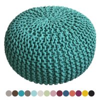 Soma Pouf Ø 55 cm Strickhocker Sitzpouf Sitzpuff...