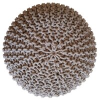 Soma Pouf Ø 55 cm Strickhocker Sitzpouf Sitzpuff...