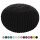 Soma Pouf Ø 55 cm Strickhocker Sitzpouf Sitzpuff Grobstrick-Optik extrahoch Höhe 37 cm (BxHxL) 55 x 37 x 55 cm anthrazit