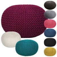 Soma PREMIUM Pouf Sitzpouf Strickhocker Strickpuff...