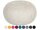 Soma PREMIUM Pouf Sitzpouf Strickhocker Strickpuff Ø 55 cm Innen & Außen waschbar brillante Farben! (BxHxL) 55 x 37 x 55 cm beige - lipizano