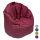 Soma Sitzsessel Sitzsack Garten Sessel ø 60 H 70 cm Gamingsessel outdoor Bamba sehr formstabil pflegeleic (BxHxL) 60 x 70 x 60 cm rot - bordeaux