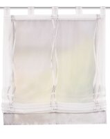 Home Wohnideen Raffrollo Effektvoile Scherli "Ylvi" 150 x 80 cm Silber