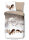 Good Morning Biber Bettwäsche 135 X 200 cm + 1 x 80 X 80 cm Winter natur