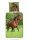 Good Morning Renforcé  Bettwäsche 135 X 200 cm + 1 x 80 X 80 cm Running Horse bunt