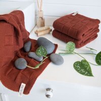 Knit Factory Ivy GästeHandtuch 40x30 cm Gelb