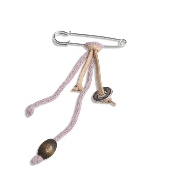 Knit Factory Brosche 7x1 cm Lila