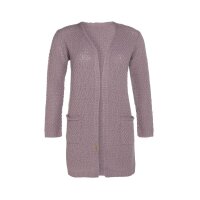 Knit Factory Luna Strickjacke 40/42 Glatt Lila