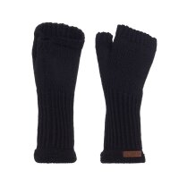 Knit Factory Cleo Handschuhe One Size Glatt Schwarz