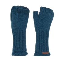 Knit Factory Cleo Handschuhe One Size Glatt Dunkelblau