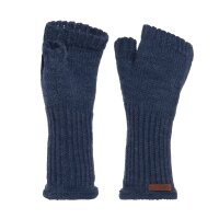 Knit Factory Cleo Handschuhe One Size Glatt Dunkelblau