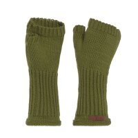 Knit Factory Cleo Handschuhe One Size Glatt Grün