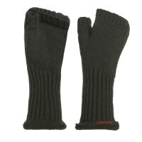 Knit Factory Cleo Handschuhe One Size Glatt Grün