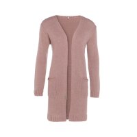 Knit Factory Ruby Strickjacke 40/42 Glatt Rosa